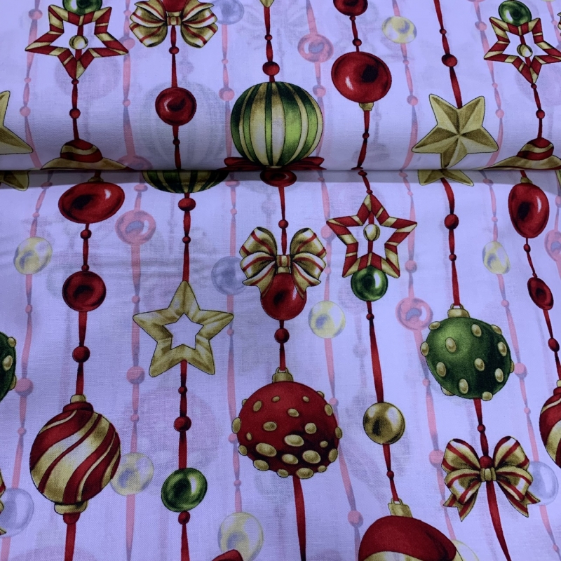  Bolas de Árbol Navidad Algodón