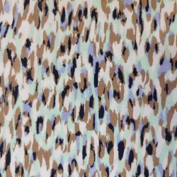 Viscosa Animal Print Azulada 2