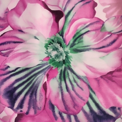 Poliéster Morado Floral 2