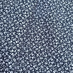 Florecitas Negras Algodón 1