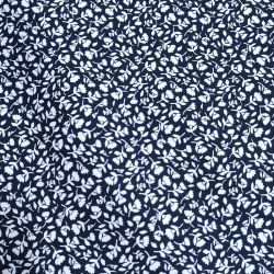 Florecitas Negras Algodón 2