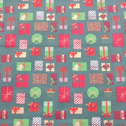 Navidad Regalos Verde Algodón 3