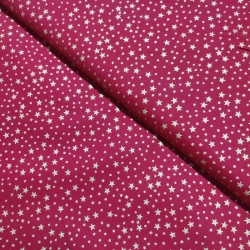 Navidad Estrellas Doradas Roja 3
