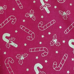 Navidad Bastones Dorados 5