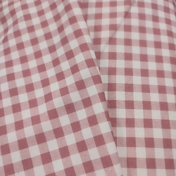 Algodón Cuadros Rosa Antiguo 0