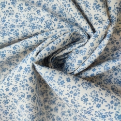 Algodón Floret Azul Antiguo 0