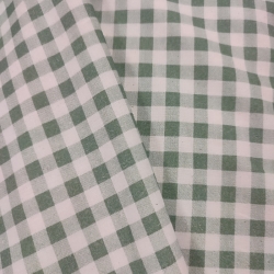 Algodón Cuadros Verde Antiguo 0