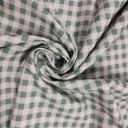 Algodón Cuadros Verde Antiguo 2
