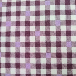Algodón Cuadros Morado Antiguo 1