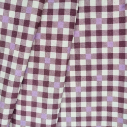 Algodón Cuadros Morado Antiguo 2