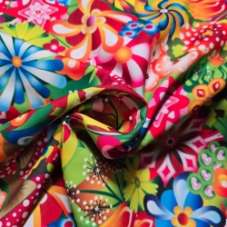 Tejido Strech Colorido Disfraz 0