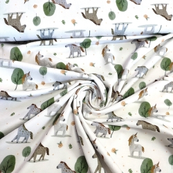 Punto Camiseta Algodón Caballos y Unicornios 0