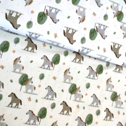 Punto Camiseta Algodón Caballos y Unicornios 1