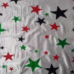 Tela Disfraz Estrellas Colores 1