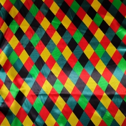 Tela Disfraz Arlequín Multicolor 0