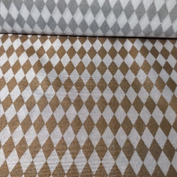 Tela Disfraz Arlequín Dorado 0