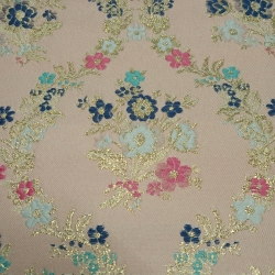 Brocado mod. Fallera Rosa-Oro 2