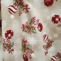 Loneta Navidad Mod. Bolas. 0