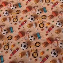 Tela 3D Deportes Algodón 1