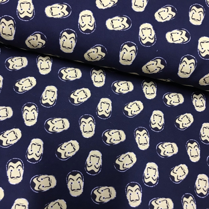 Algodón Modelo Máscara de Dalí