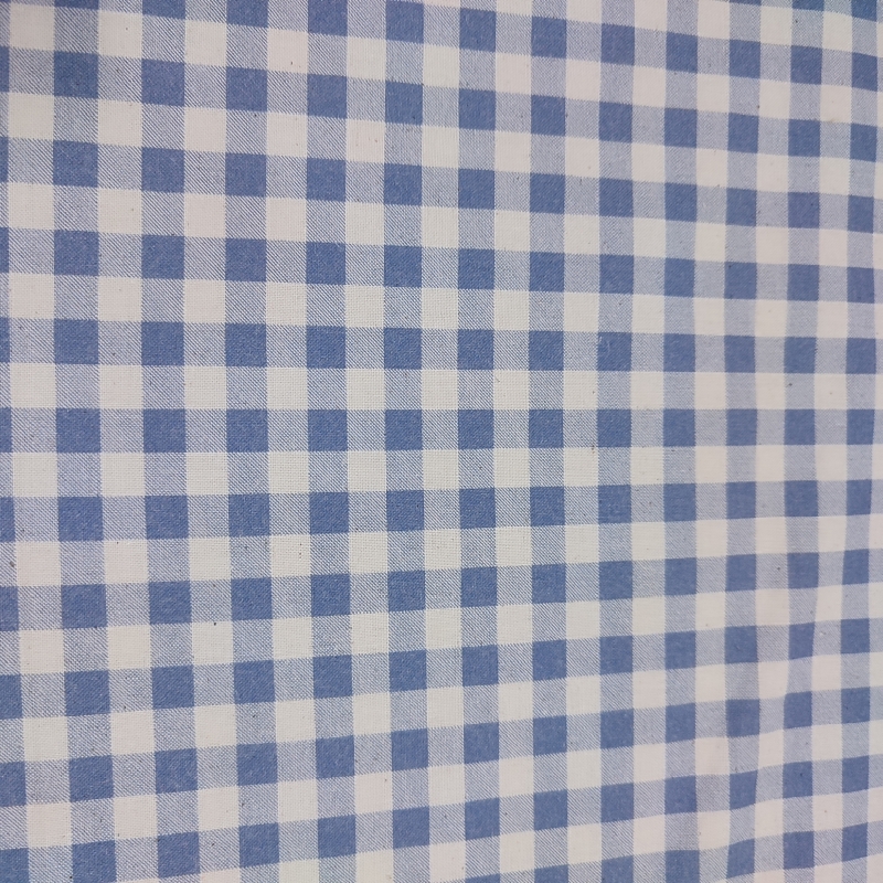 Algodón Cuadros Azul Antiguo Algodón Cuadros Azul Antiguo