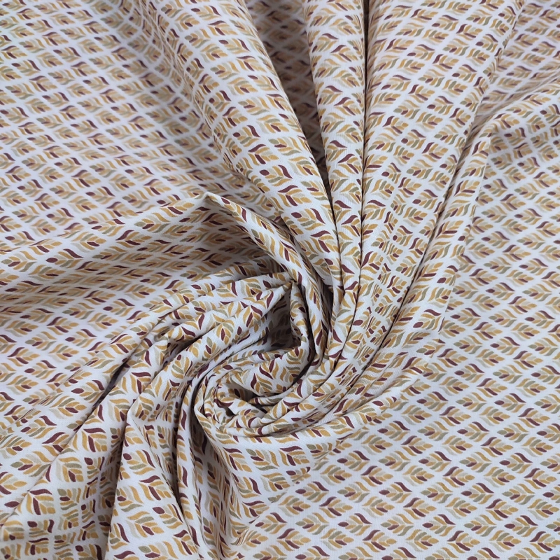 Algodón Espiga Amarilla y Marrón Algodón Espiga Amarilla y Marrón