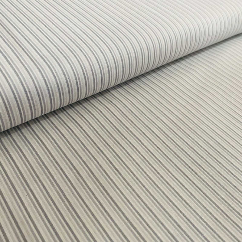 Algodón mod. Rayado gris Algodón mod. Rayado gris