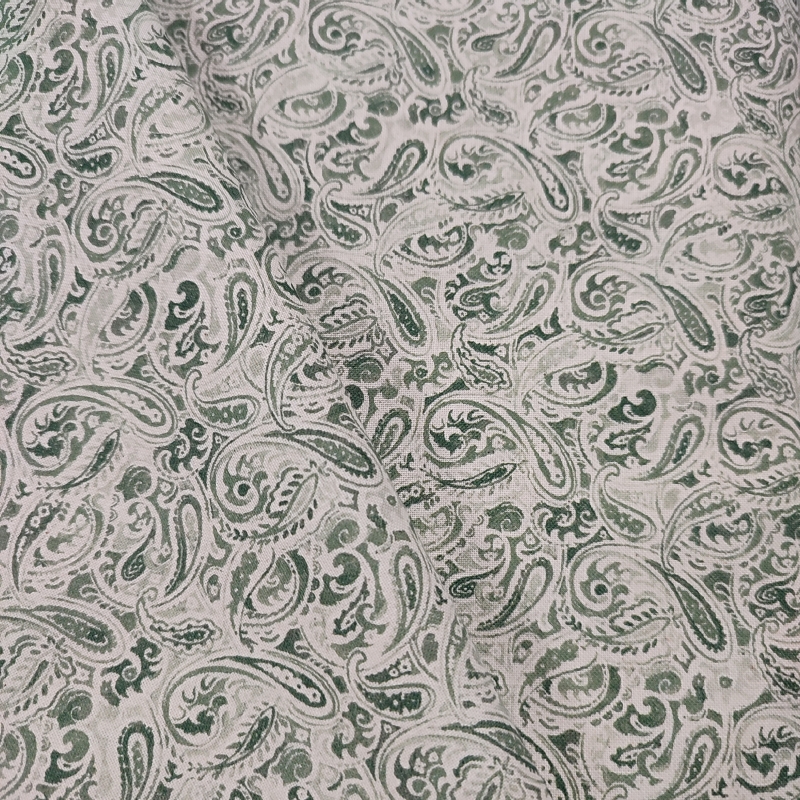 Algodón Cachemir Verde Antiguo