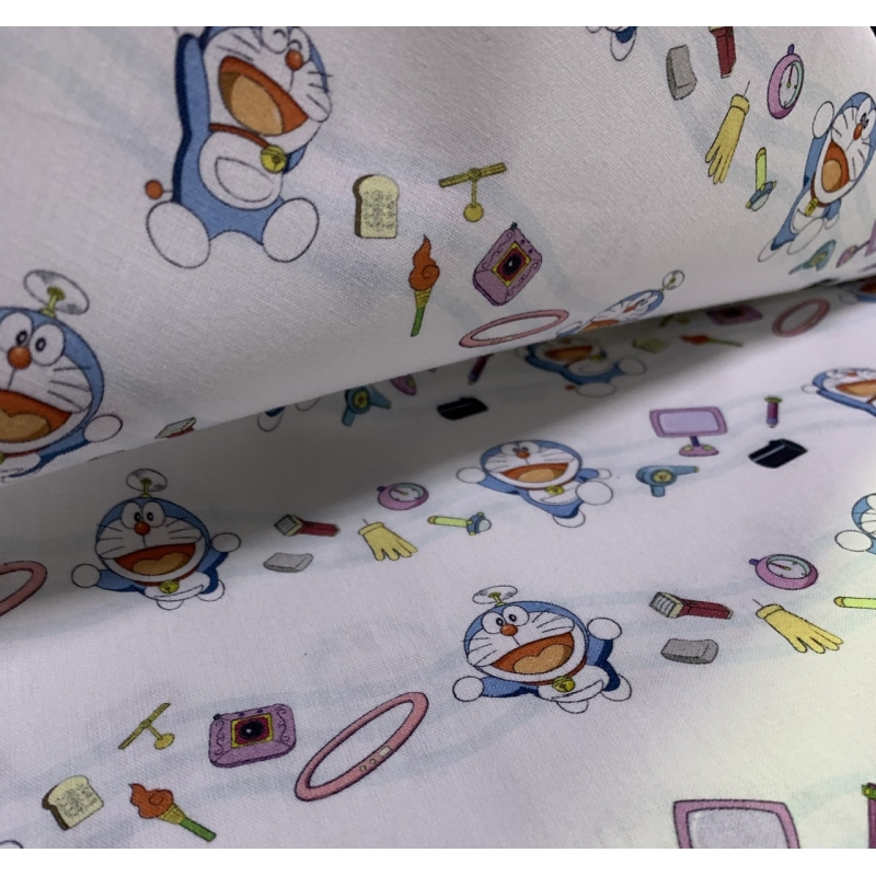 Algodón Doraemon