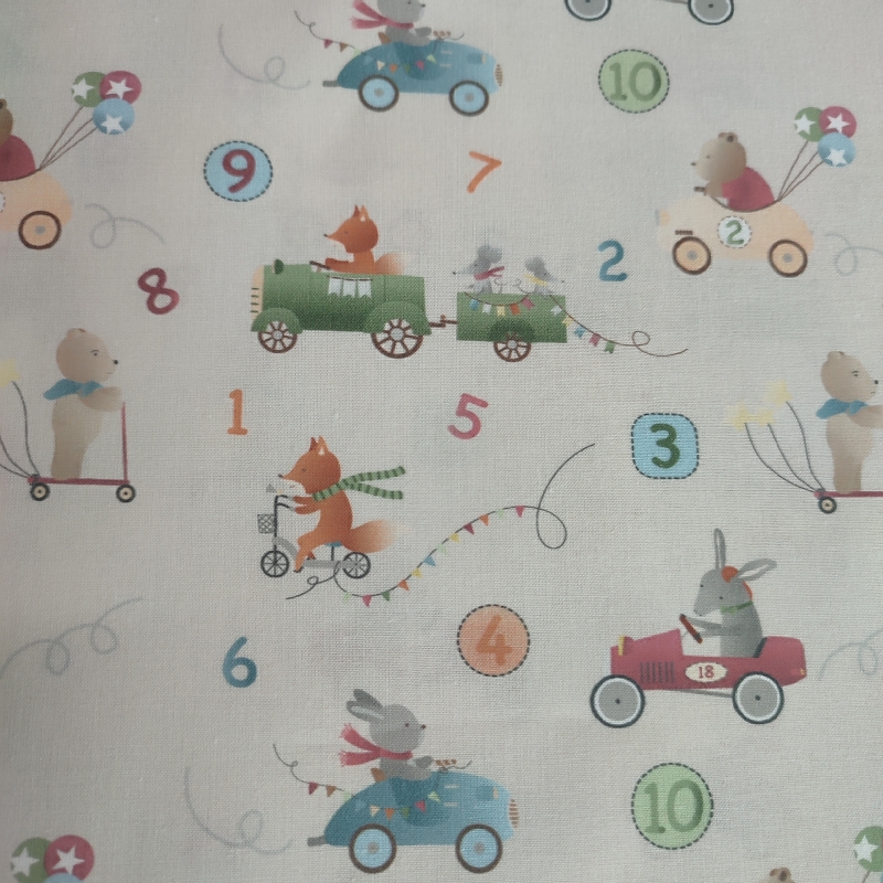 Algodón Números Tren