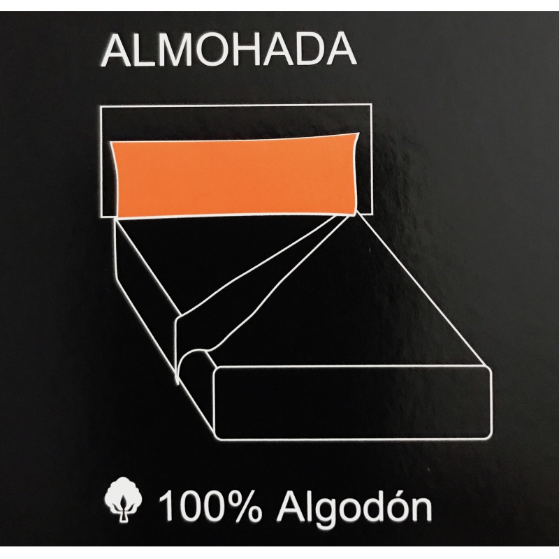 Almohada lisa 100%algodon