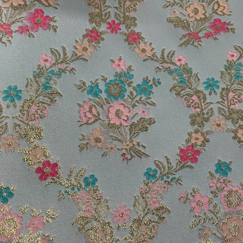 Brocado mod. Fallera Azul-oro