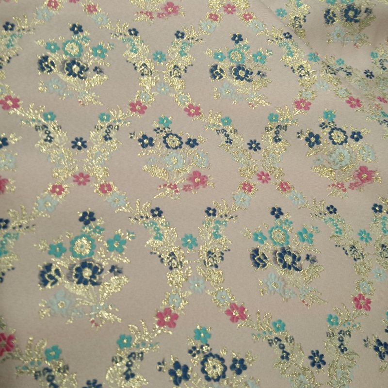 Brocado mod. Fallera Rosa-Oro