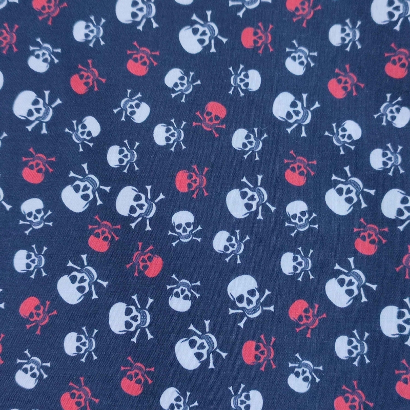 Calaveras de color Halloween Algodón