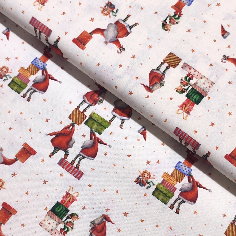 Elfos Navideños Algodón