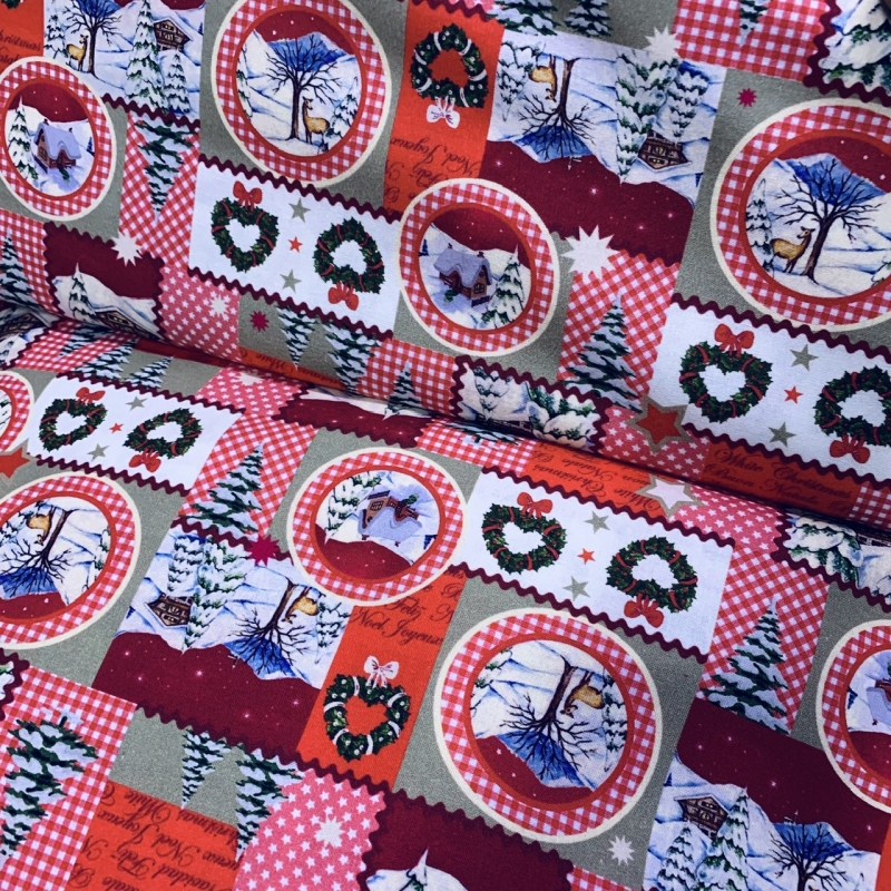 Navidad Nevada Algodón Navidad Nevada Algodón