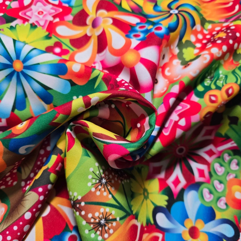 Tejido Strech Colorido Disfraz