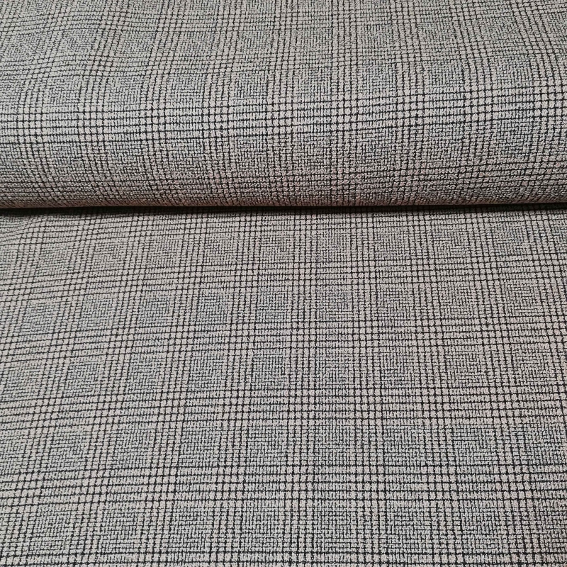 Tela Cuadro Escocés Marrón