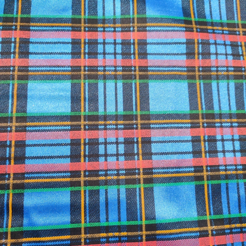 Tela Disfraz Cuadro Escoces