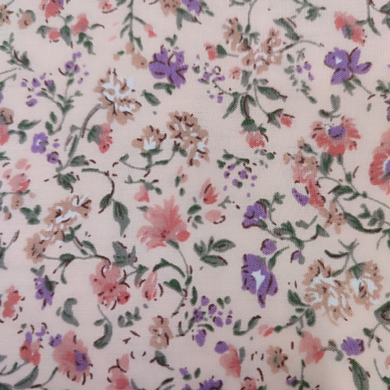 Viscosa Floral Rosa